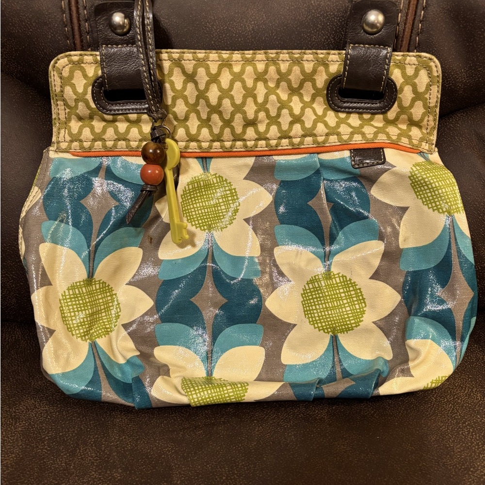 Blue Fossil Bag